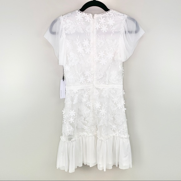 Ryse The Label Ivy White Ruffled Mini Dress - Picture 13 of 16